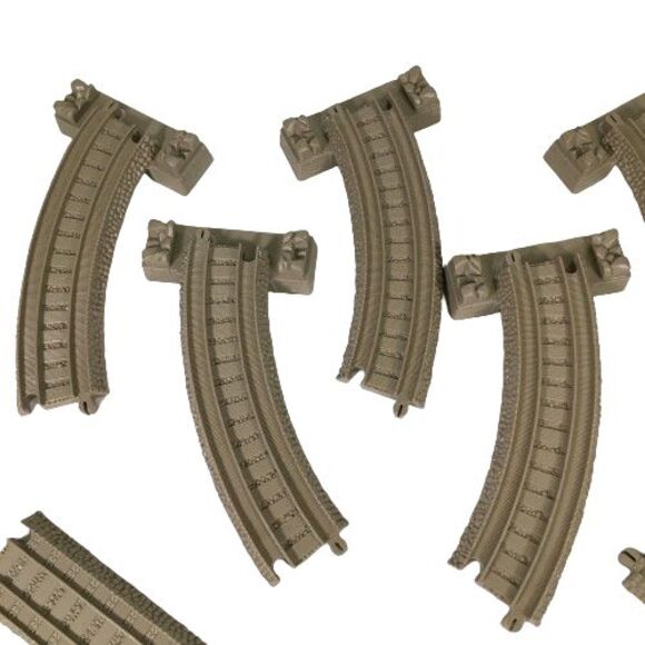 Thomas the Train Trackmaster Switch Y Right Left Curved Riser Replacement Track - Picture 4 of 6